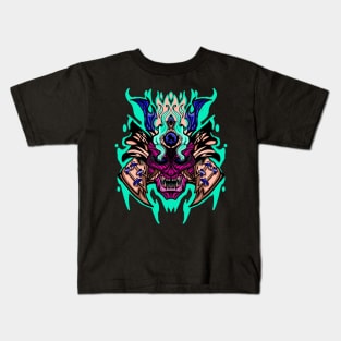 Neon Samurai Kids T-Shirt